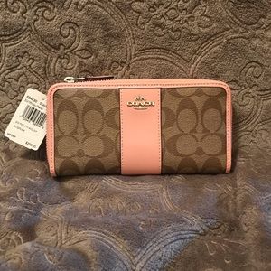 Coach Accordion Zip Wallet